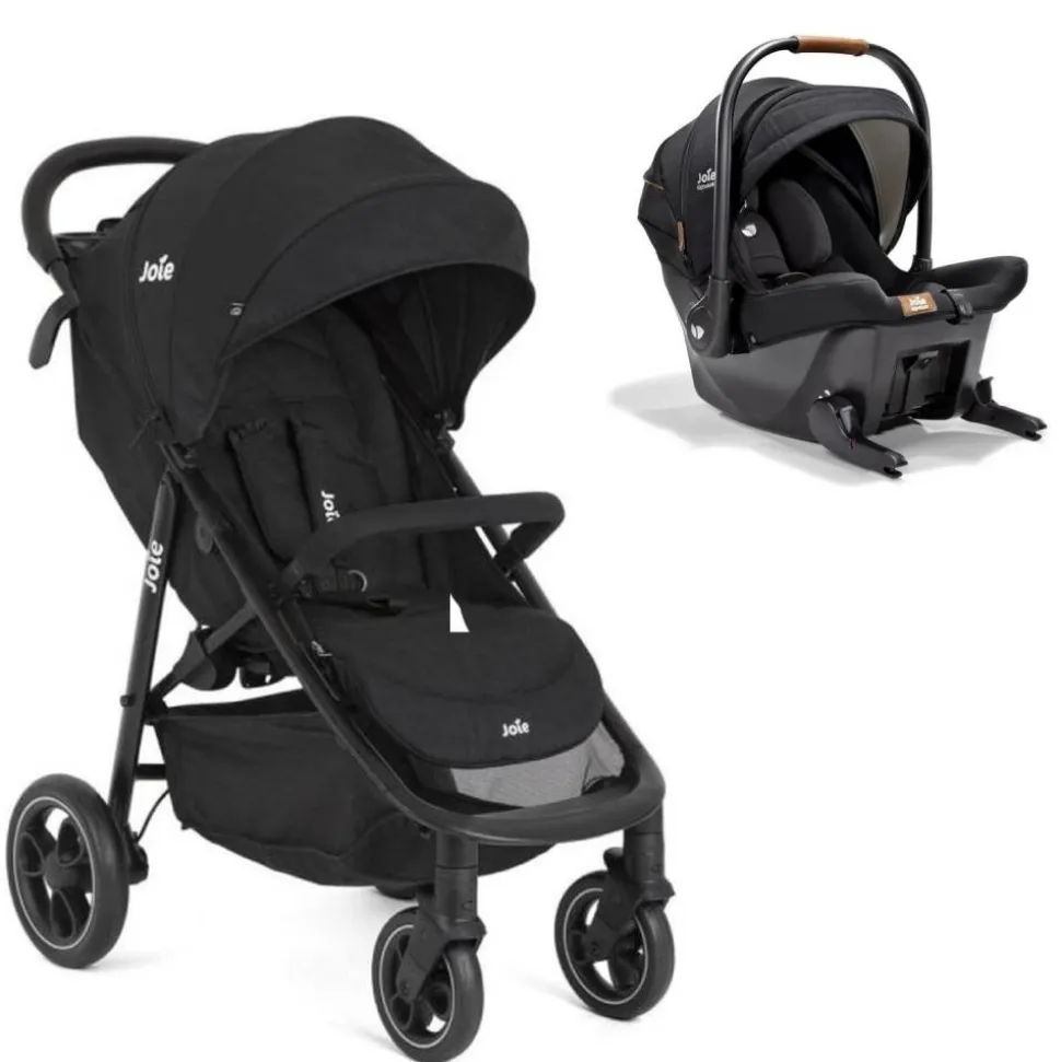 Poussette duo litetrax shale + siège auto sprint eclipse noir