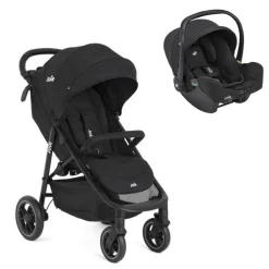 Poussette duo litetrax shale + siège auto i-snug 2 raven