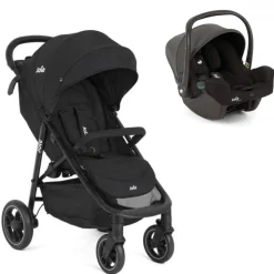 Poussette duo litetrax + siège auto i-snug 2 shale noir