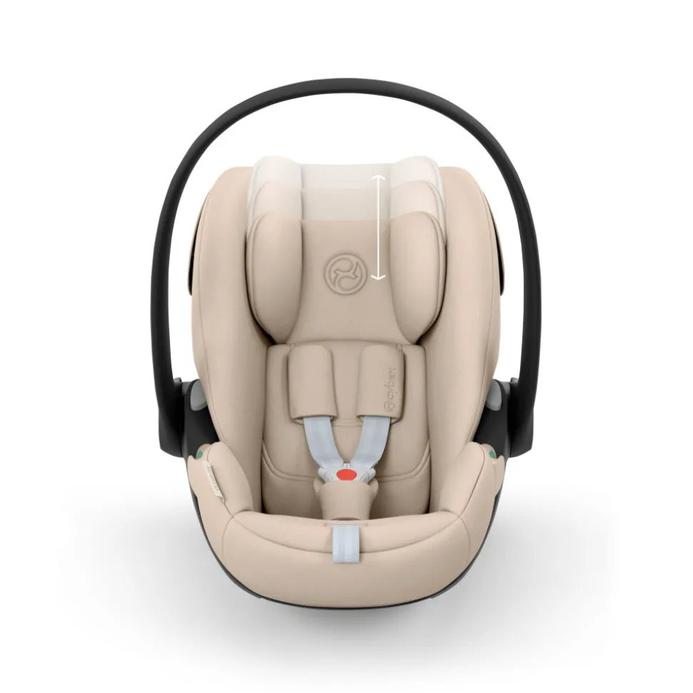 Poussette duo melio carbon 6 almond beige avec siège auto cloud g3 i-size
