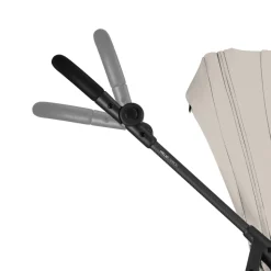 Poussette duo melio carbon 6 dune grey avec siège auto cloud t i-size