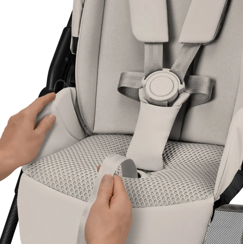 Poussette duo melio carbon 6 dune grey avec siège auto cloud g i-size