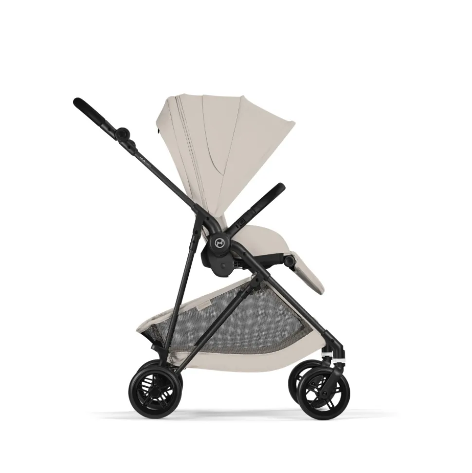 Poussette duo melio carbon 6 dune grey avec siège auto cloud g i-size