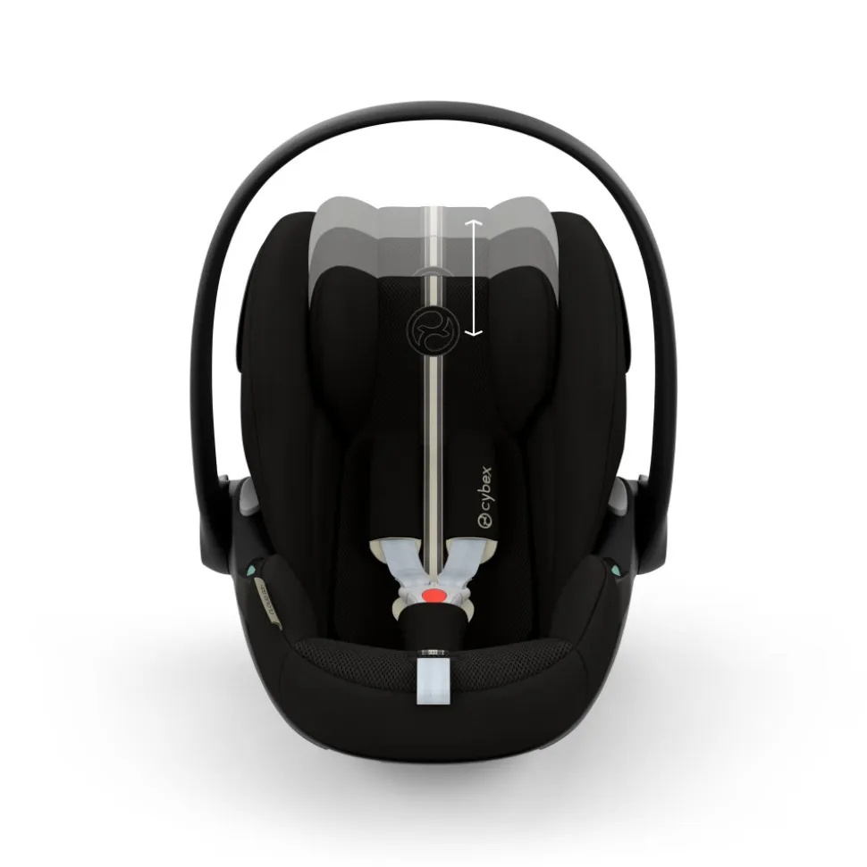 Poussette duo melio carbon 6 magic black avec siège auto cloud g3 i-size tissu plus