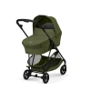 Poussette duo melio carbon 6 moss green avec nacelle melio cot