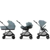 Poussette duo melio carbon stormy blue + cloud t i-size