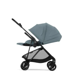 Poussette duo melio carbon stormy blue + cloud t i-size