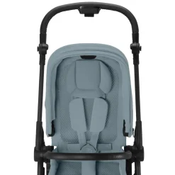 Poussette duo melio carbon stormy blue + cloud t i-size