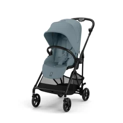 Poussette duo melio carbon stormy blue + cloud t i-size