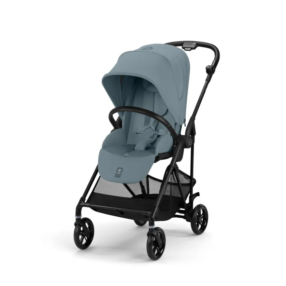 Poussette duo melio carbon stormy blue + aton b2 i-size
