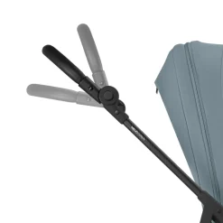 Poussette duo melio carbon stormy blue + aton b2 i-size