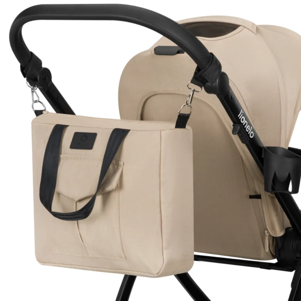 Poussette duo meril + nacelle beige sand