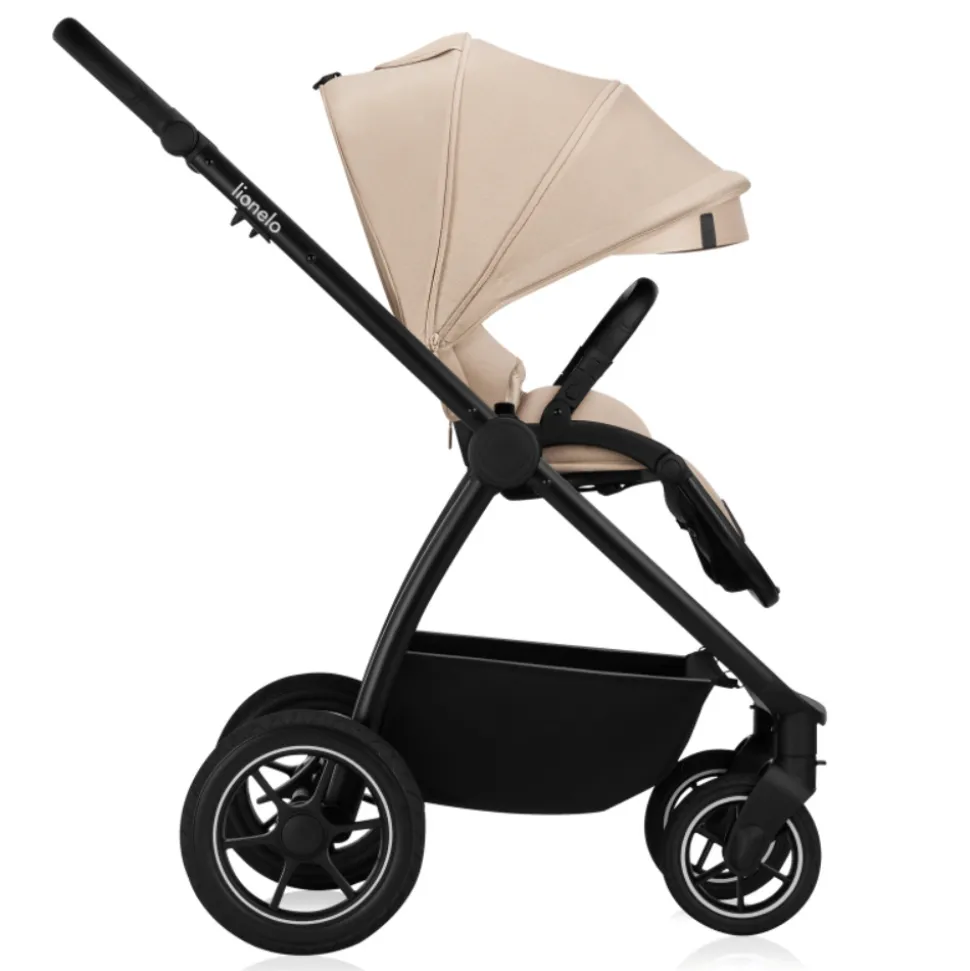 Poussette duo meril + nacelle beige sand