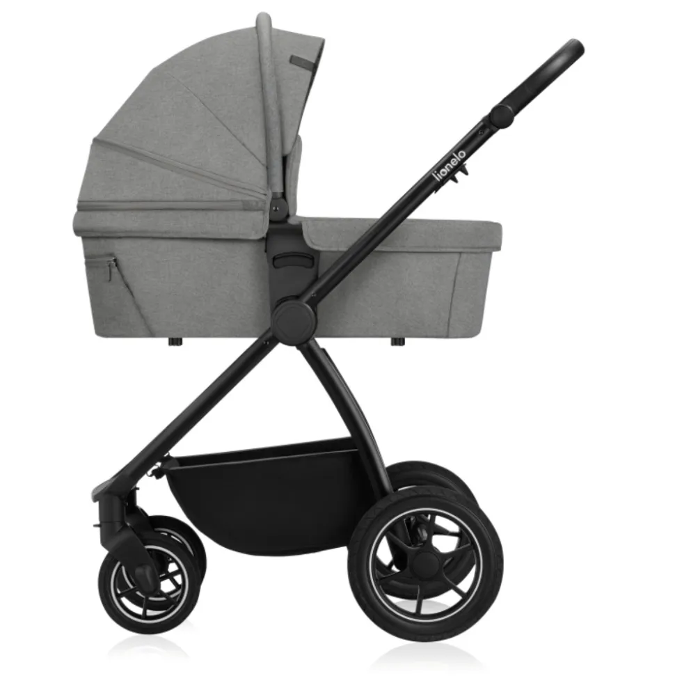 Poussette duo meril + nacelle grey stone