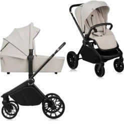 Poussette duo mika plus beige sand