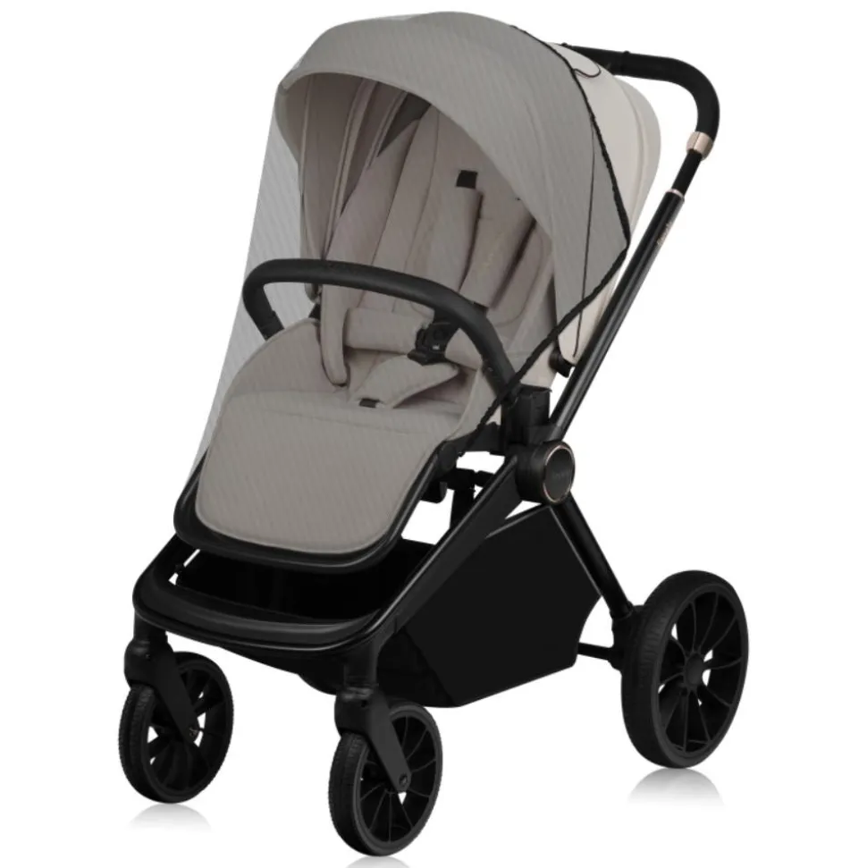 Poussette duo mika plus beige sand