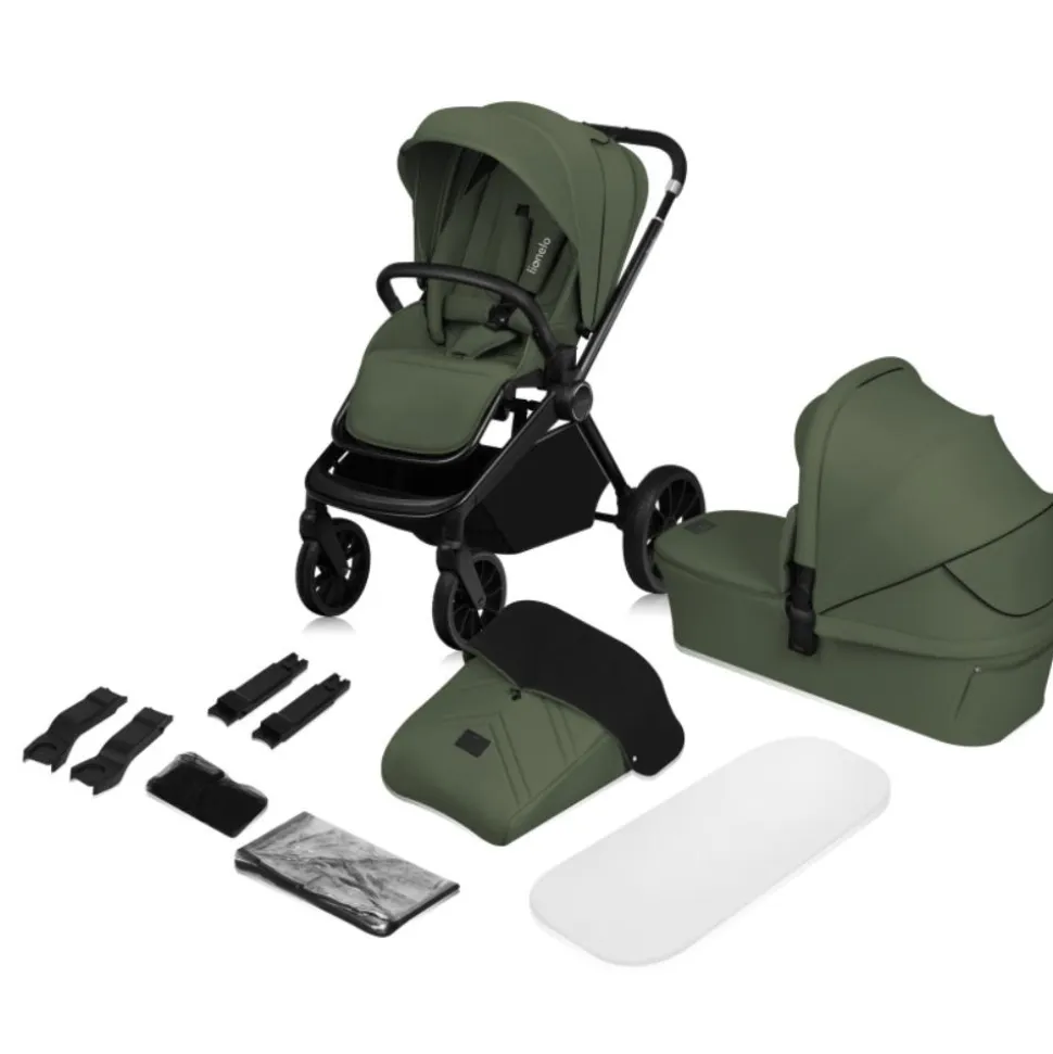 Poussette duo mika plus green olive