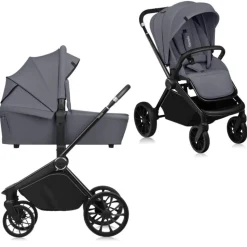 Poussette duo mika plus grey stone