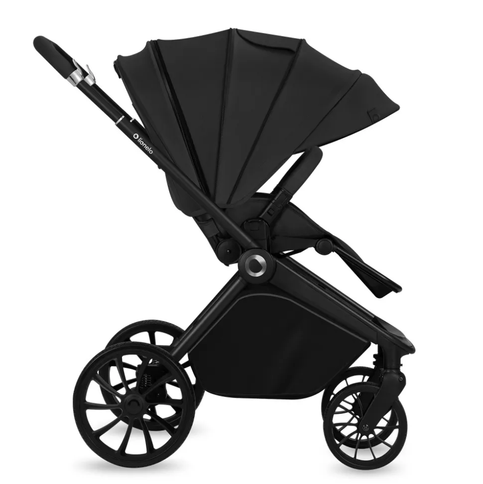 Poussette duo mika plus + nacelle black onyx