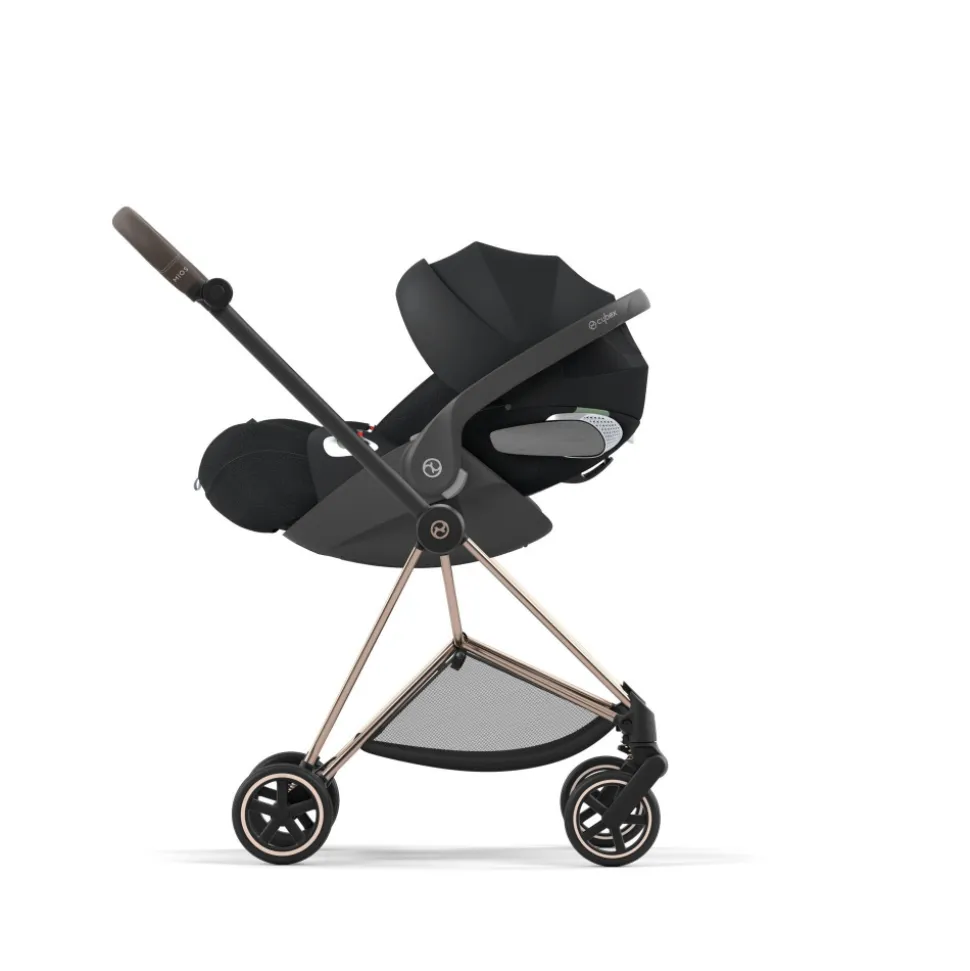 Poussette duo mios 3 offf white châssis rose gold + cloud t i-size