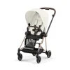 Poussette duo mios 3 off white châssis rose gold + nacelle luxe