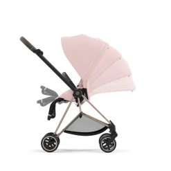 Poussette duo mios 3 peach pink châssis rose gold + nacelle luxe