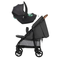 Poussette duo misty mineral graphite
