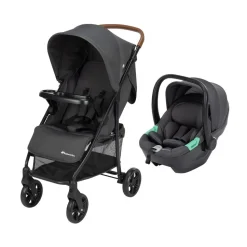 Poussette duo misty mineral graphite