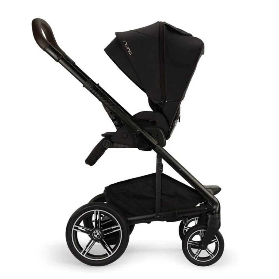 Poussette duo mixx next element + siège auto arra flex caviar - collection bmw
