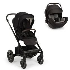 Poussette duo mixx next element + siège auto arra flex caviar - collection bmw