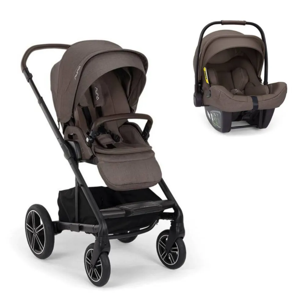 Poussette duo mixx next + siège auto pipa next chestnut