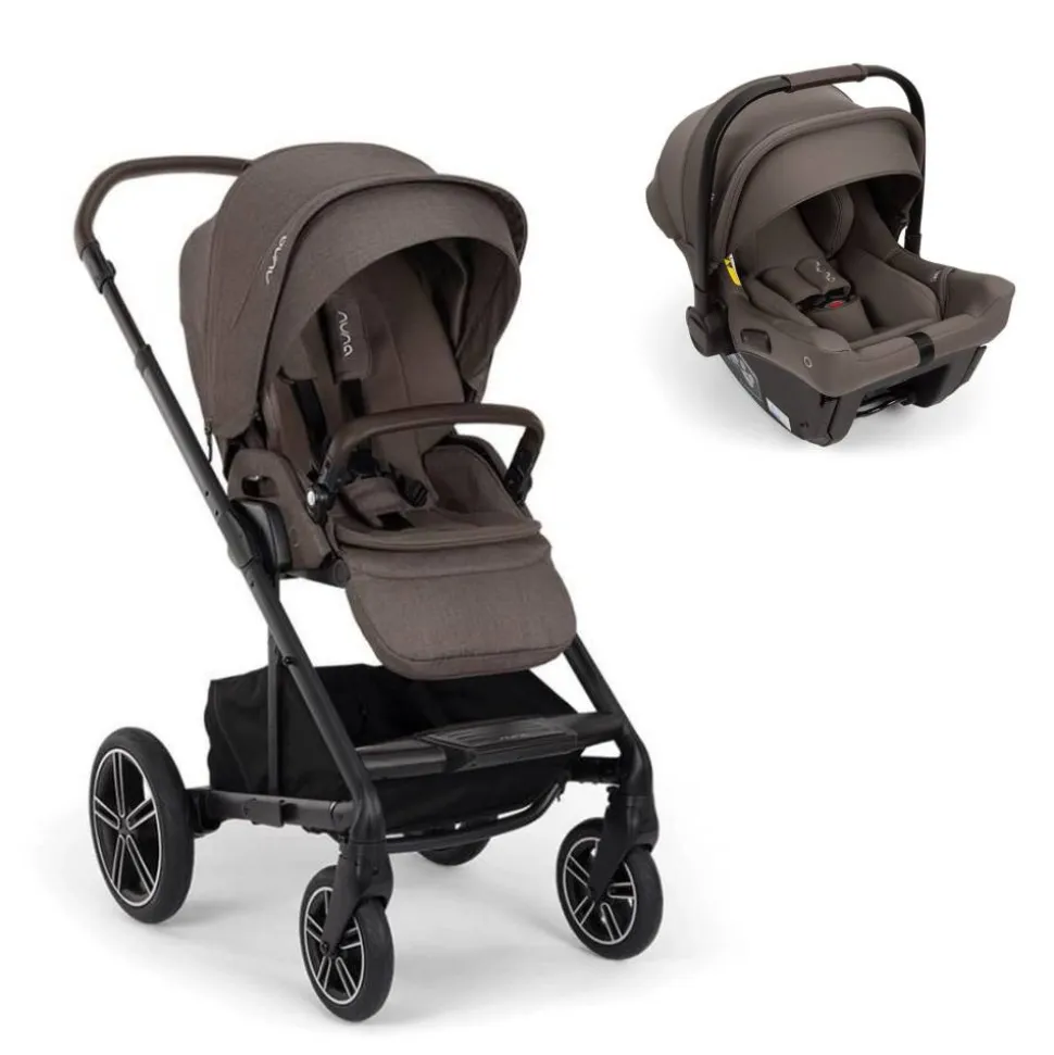 Poussette duo mixx next + siège auto pipa urbn chestnut