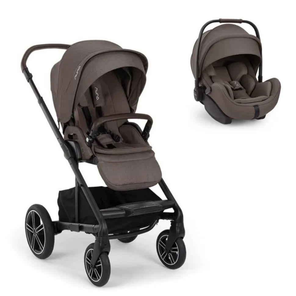 Poussette duo mixx next + siège auto arra flex chestnut