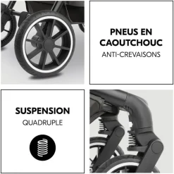 Poussette duo move n care black