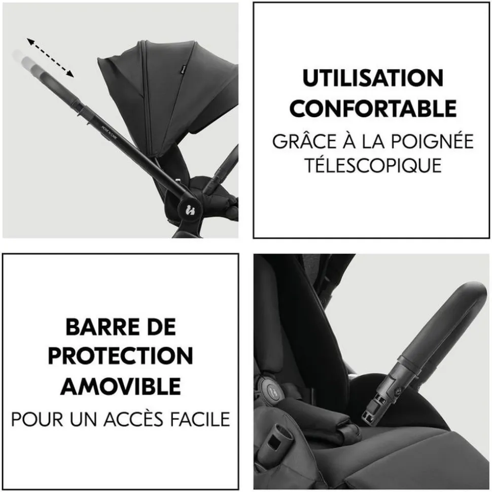 Poussette duo move n care black