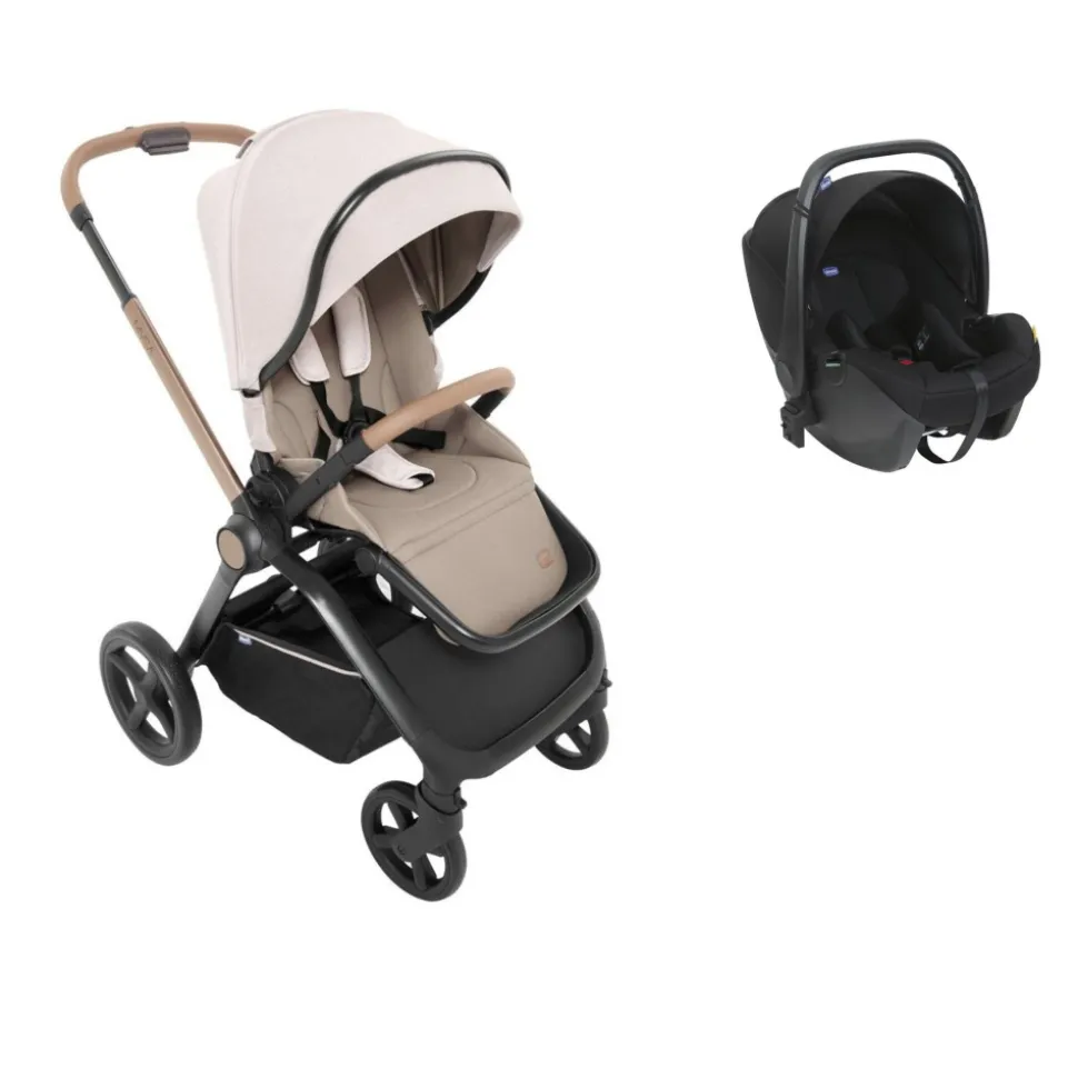 Poussette duo mysa kory amber glow + siège auto kory i-size