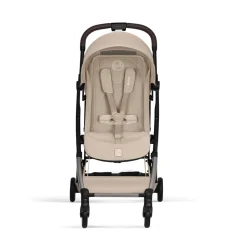 Poussette duo orfeo 3 compacte almond beige avec siège auto cloud g i-size