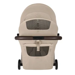 Poussette duo orfeo 3 compacte almond beige avec siège auto cloud g i-size