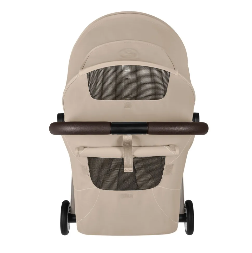 Poussette duo orfeo 3 compacte almond beige avec siège auto cloud g i-size