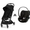 Poussette duo orfeo 3 compacte magic black avec siège auto cloud g i-size
