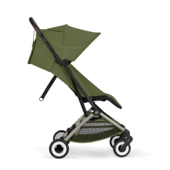 Poussette duo orfeo 3 compacte moss green avec siège auto cloud g i-size