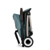 Poussette duo orfeo 3 compacte stormy blue avec siège auto aton b2 i-size