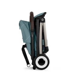 Poussette duo orfeo 3 compacte stormy blue avec siège auto aton b2 i-size