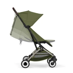 Poussette duo orfeo 3 compacte moss green avec siège auto cloud t i-size