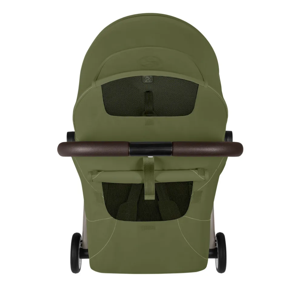 Poussette duo orfeo 3 compacte moss green avec siège auto cloud t i-size