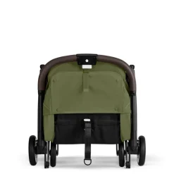 Poussette duo orfeo 3 compacte moss green avec siège auto aton b2 i-size
