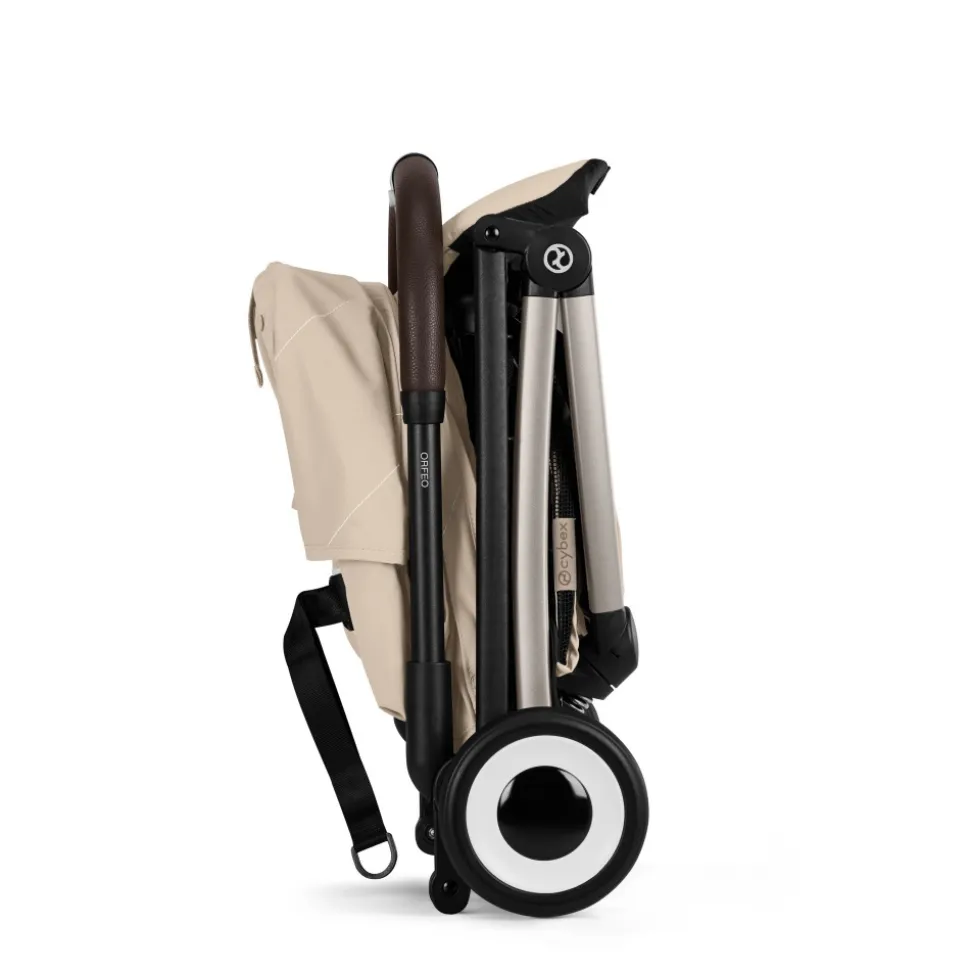 Poussette duo orfeo 3 compacte almond beige avec siège auto cloud g3 i-size plus