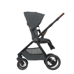 Poussette duo oxford + siège auto pebble 360 pro 2 twillic graphite + base familyfix 360 pro