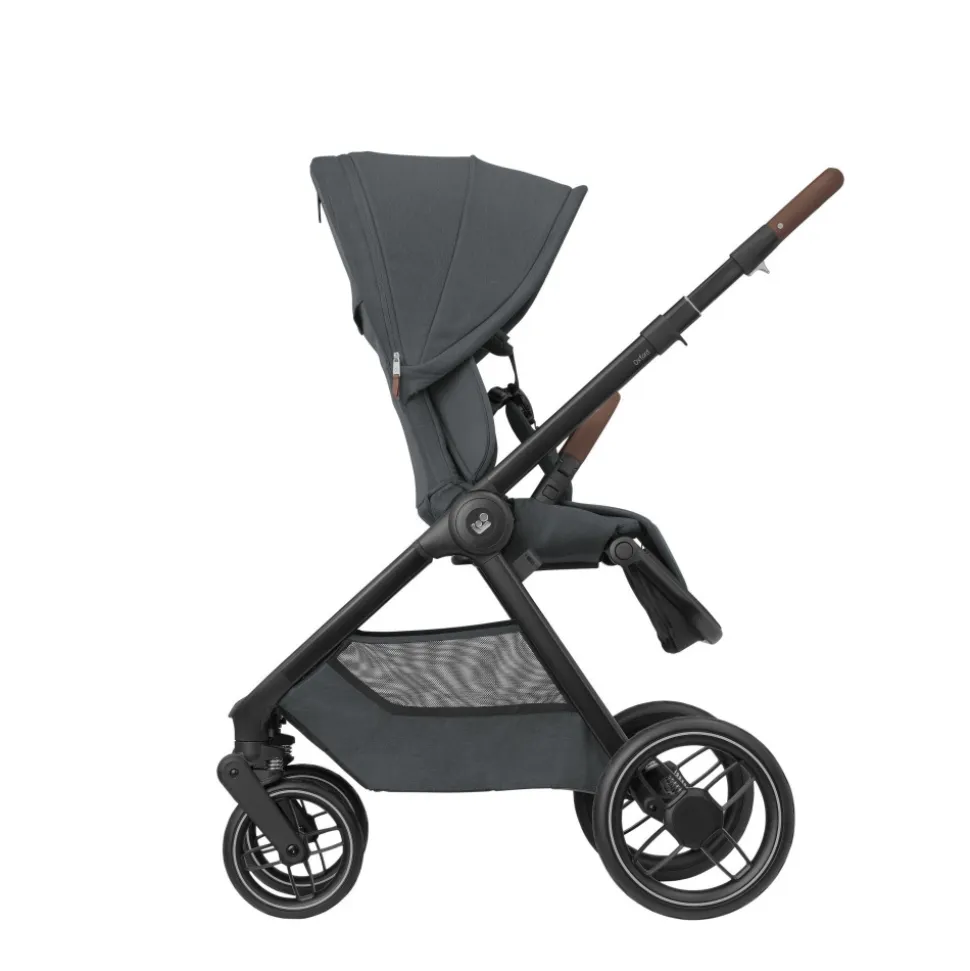 Poussette duo oxford + siège auto pebble 360 pro 2 twillic graphite + base familyfix 360 pro