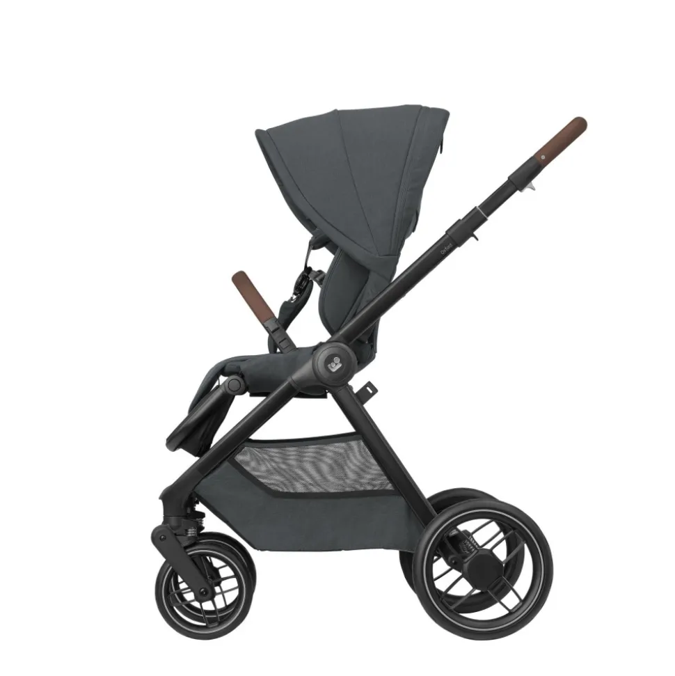 Poussette duo oxford + siège auto pebble 360 pro 2 twillic graphite + base familyfix 360 pro